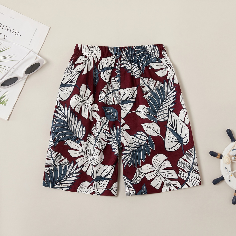 Stylish Palm Leaf Allover Shorts